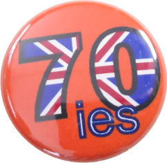 70ies Button /70iger Button